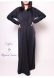 habaya noire simple