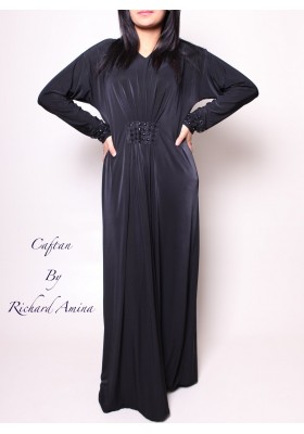 habaya noire simple